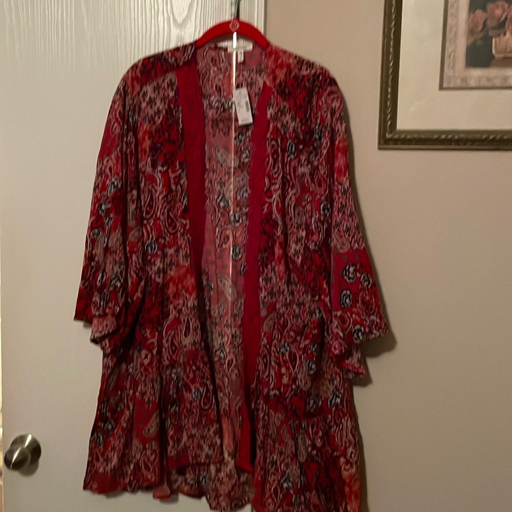 Maurice’s red kimono new